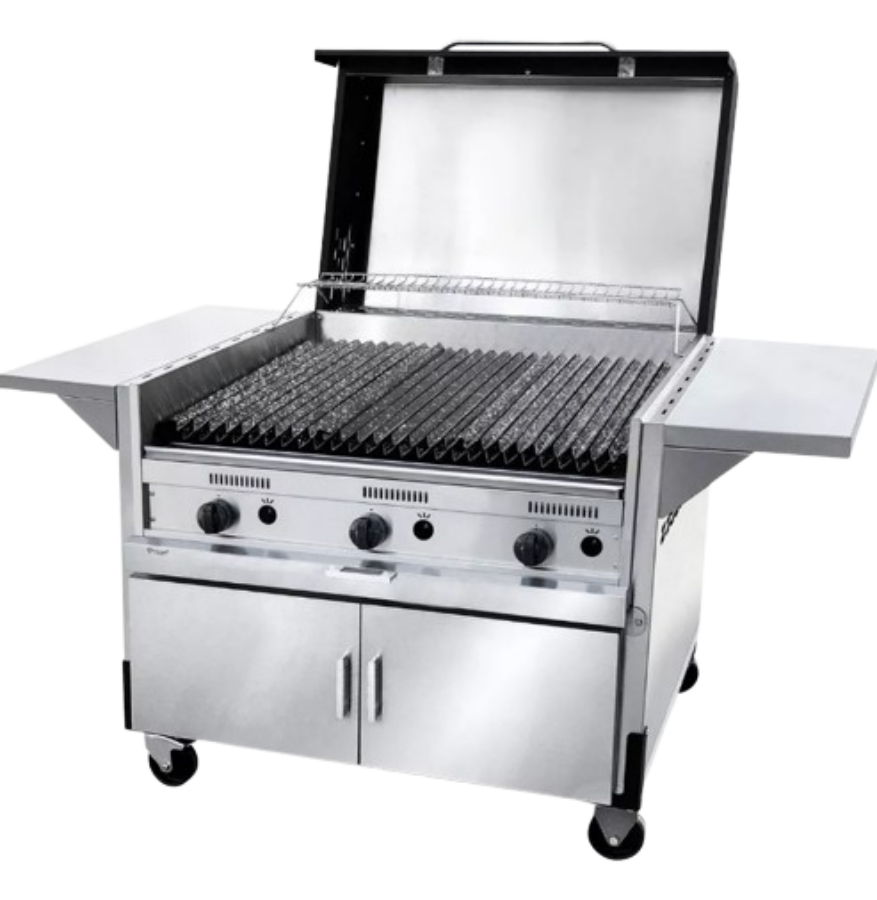 Parrilla A Gas Sauce Cook & Food 90 Cm Acero Inox - Tst