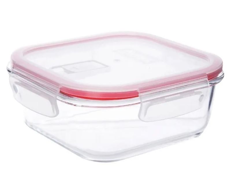Contenedor Cuadrado 300 Cc Easy Vent Pyrex Taper Vianda